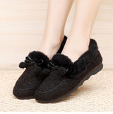 Fashion Fur Women's Shoes Lightweight