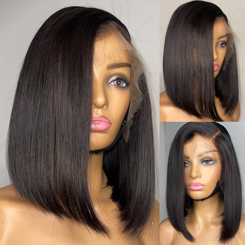 Short Bob Lace Straight Wig