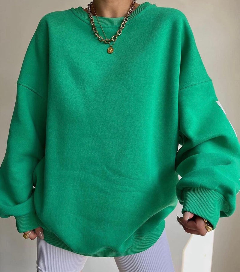 Grunge Loose Pullover Sweatshirts