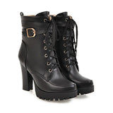 High-heeled Thick-heeled Knight Boots