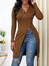 Sexy Long T Shirt Women Blouses