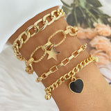 Bracelets Punk Bangle Fashion Jewelry