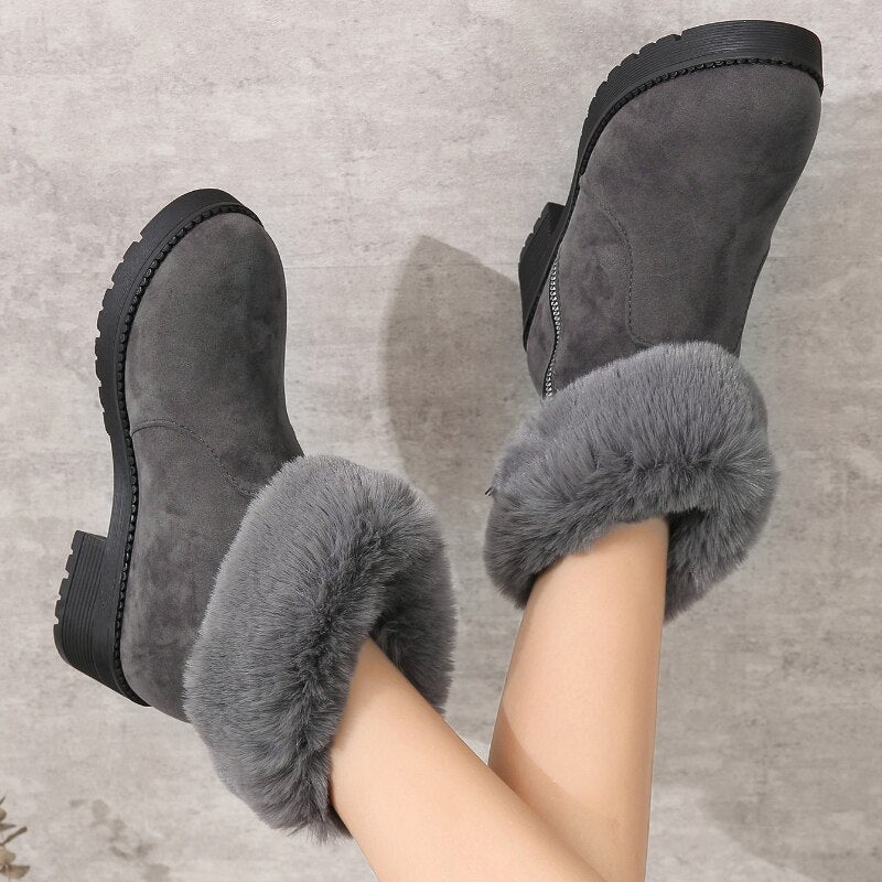 Winter Outdoor Keep Warm Fur Boots