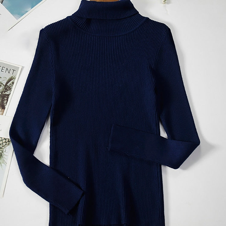 Women Fall Turtleneck Sweater