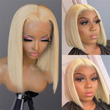 Bone Straight 13x4 Lace Front Human Hair Wigs