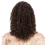 Sleek Curly Human Hair Wig