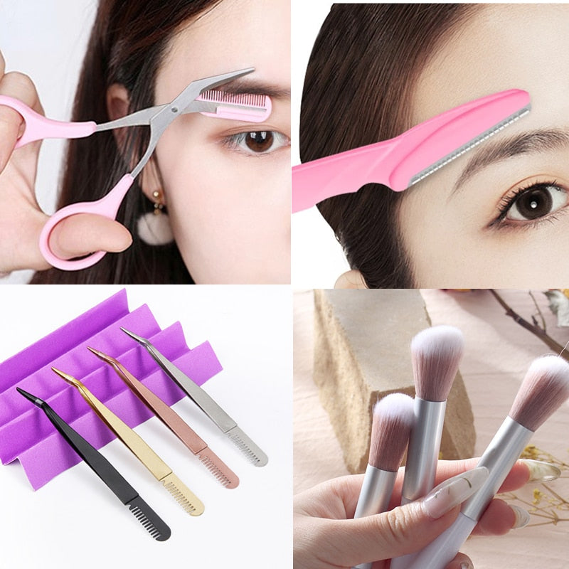 Trimming Ribbon Comb Eyebrow Beauty Tool