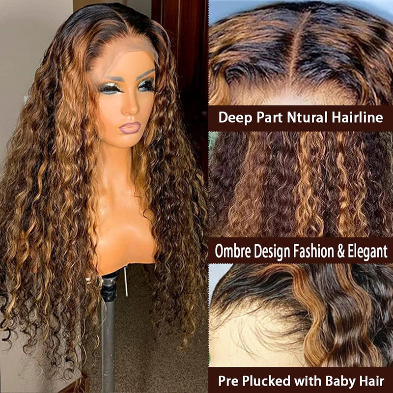 Sleek Curly Human Hair Wig