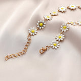 Flower Daisy Clavicle Chain Necklace