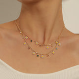 Flower Daisy Clavicle Chain Necklace