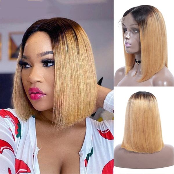 Ombre Blonde Bob Wig