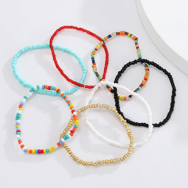 Colorful Beads Anklets for Women