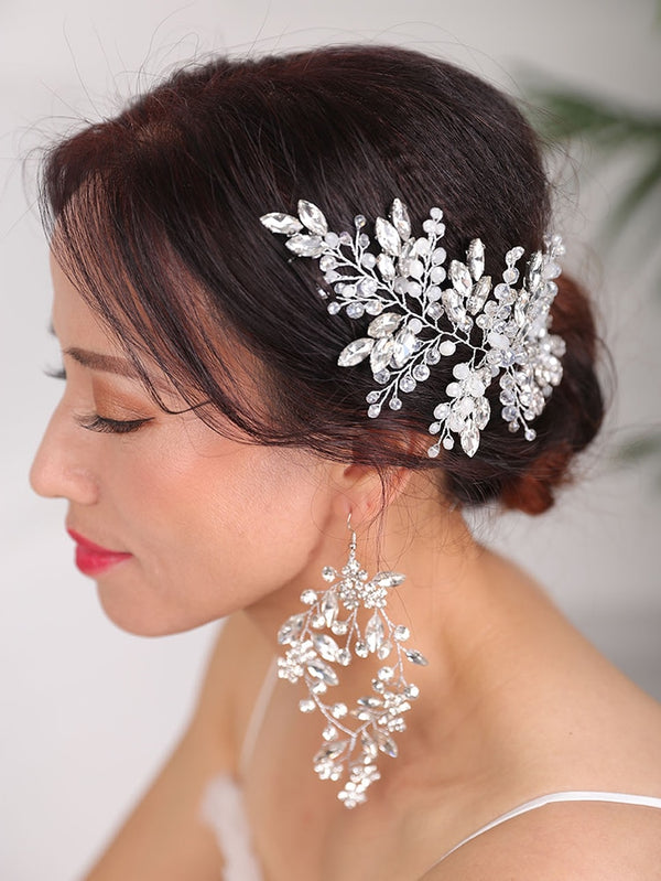 Crystal Headband and earrings set