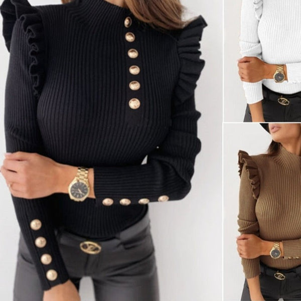 Elegant Women Autumn Winter Warm Sweaters