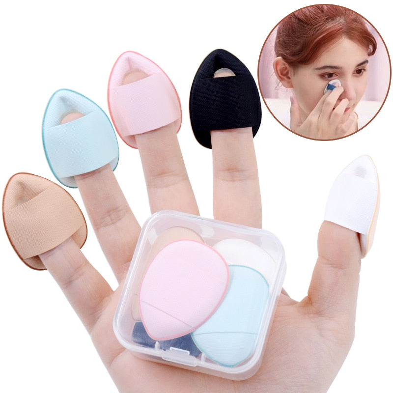 Mini Finger Puff Foundation Powder Sponge