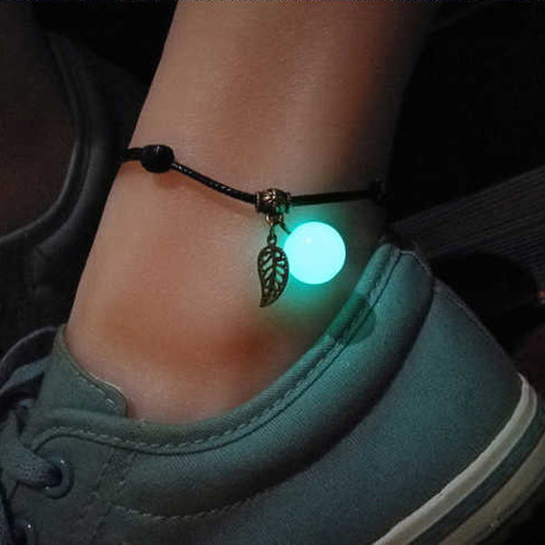 Simple Luminous Bead Anklets For Women