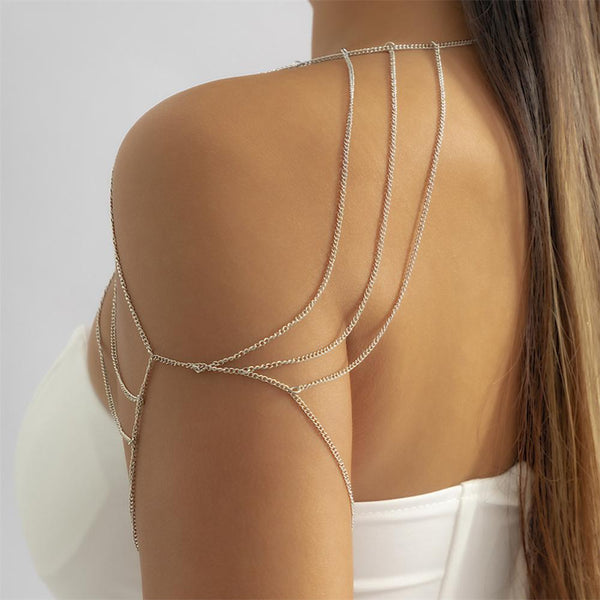 Geometric Hanging Neck Collarbone Chain