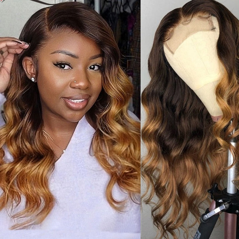 Transparent Lace Frontal Wig Human Hair