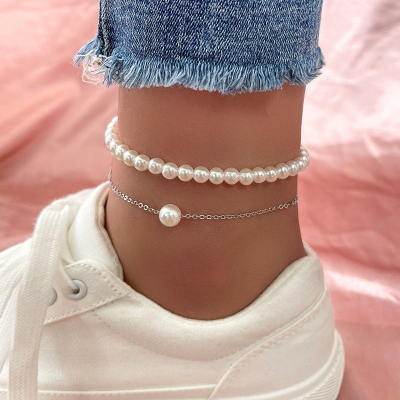 Sandal Anklet Chain Foot Jewelry