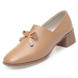 Square Head Women Office Shoes