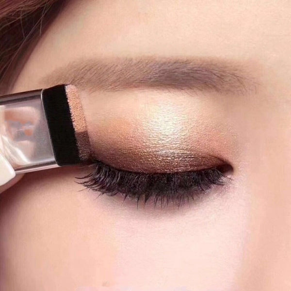 Two-color small box lazy eye shadow