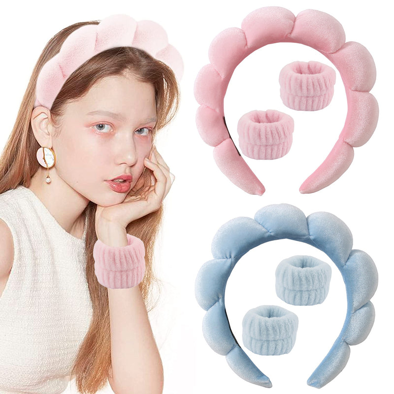 Plaid Plush Face Wash Home headband