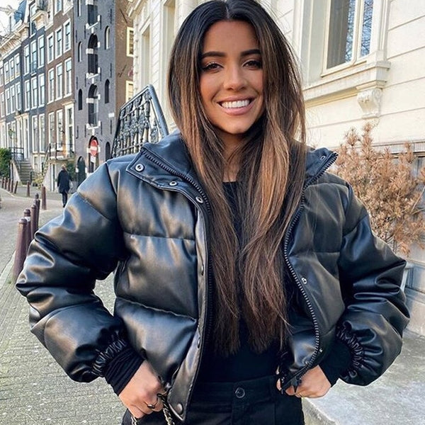 Thick Women Short Parkas Jacket