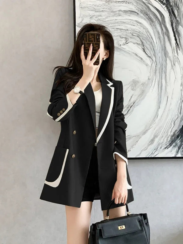 Elegant Loose Long Sleeve Suit Coat