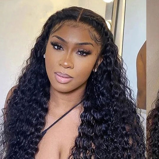 Human Hair ISEE YOUNG Full Lace Frontal Wigs