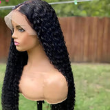 Lace Front Human Hair Deep Wave Frontal Wig