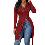 Sexy Long T Shirt Women Blouses