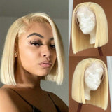 Short Bob Straight Lace Front Wig